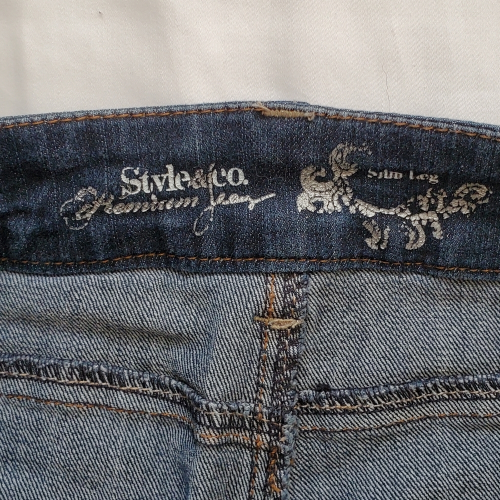 Style & Co Slim Leg Jeans - Picture 6 of 7